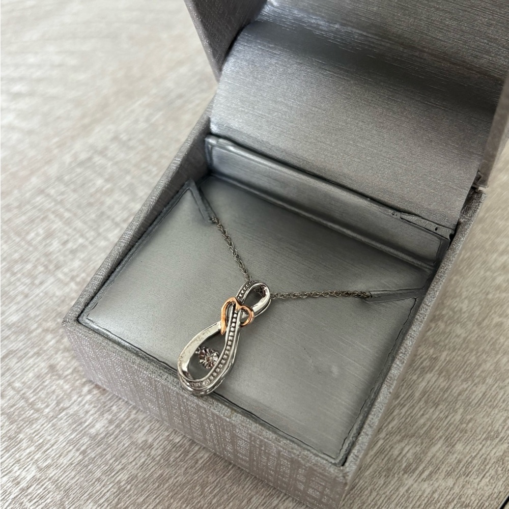 Zales diamond infinity necklace